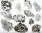 Wholesale Flat - Pyrite, Galena, Quartz, Etc From Peru - Pieces #97059-1